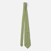Pistache & Boter Geel Micro Damast Luxe Stropdas (Achterkant)