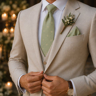Pistache & Champagne Quiet Luxury Jacquard das