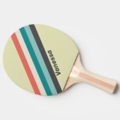 pistache gestreept met naam tafeltennisbatje (Zijkant)