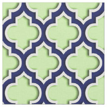 Pistache Groen, Marine Marokkaanse Quatrefoil #5DS