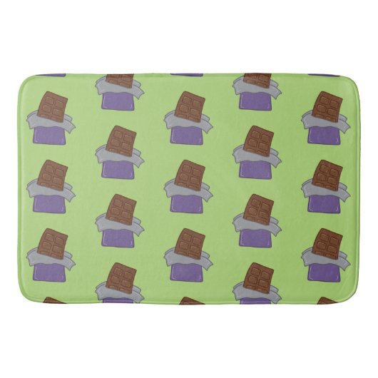 Pistache Groene Chocolade Bars Badmat (Voorkant)