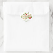 Pistache Ice Cream Sandwich Day Waterverf Hart Sticker (Tas)