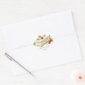 Pistache Ice Cream Sandwich Day Waterverf Hart Sticker (Envelop)