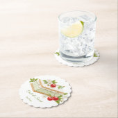 Pistache Ice Cream Sandwich Day Waterverf Kartonnen Onderzetters (Insitu)