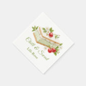 Pistache Ice Cream Sandwich Day Waterverf Servet (Hoek)