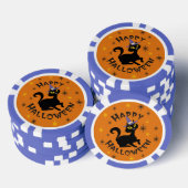 Pistache in heks Pet - Happy Halloween in Oranje Pokerchips (Opstapeling)