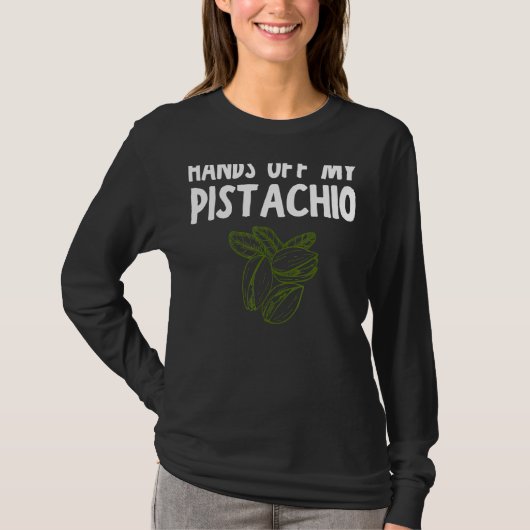 Pistache Kleding - Grote Pistaches Design T-shirt (Voorkant)