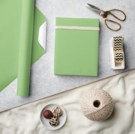 Pistache Matte Wrapping Paper Cadeaupapier