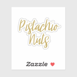 Pistache Noten Opslag Sticker