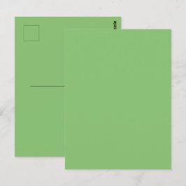Pistache Nut Groen Effen Kleur Briefkaart
