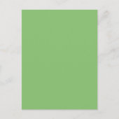 Pistache Nut Groen Effen Kleur Briefkaart (Voorkant)