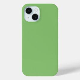 Pistache Nut Groen Effen Kleur iPhone 15 Case