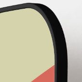 pistache over striping met naam pickleball paddle (Links Detail)