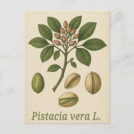 Pistache ware ansichtkaart briefkaart