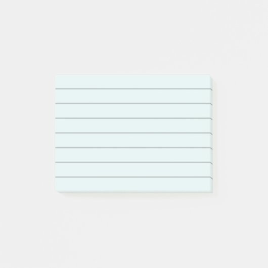 Pistachegroen gelinieerd papier post-it® notes (Voorkant)