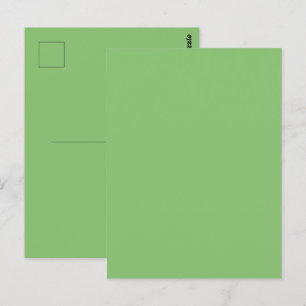 Pistachegroene Effen Kleur Briefkaart