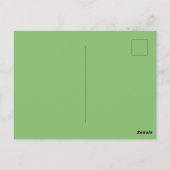 Pistachegroene Effen Kleur Briefkaart (Achterkant)
