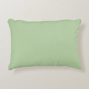 Pistachegroene effen lichte pastel ontwerp accent kussen