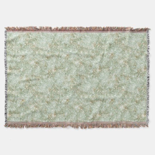 Pistachegroene Glitter Verjaardag Deken (Voorkant)