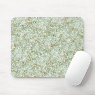 Pistachegroene Glitterende Nep Glitters Muismat