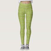 Pistachenoot naadloos patroon leggings (Voorkant)