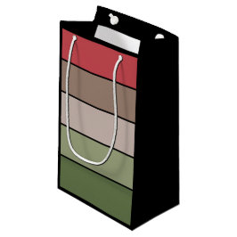 Pistachenoot Shell Groen Rood Bruin Strepen Klein Cadeauzakje