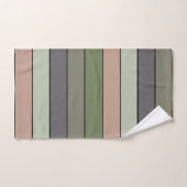 Pistachenoot Shell Groene Perzik Paarse Strepen Bad Handdoek (Handdoek)