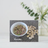 Pistachenoten Briefkaart (Staand voorkant)