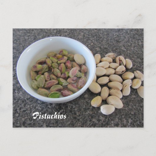 Pistachenoten Briefkaart (Voorkant)