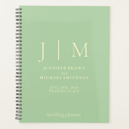 Pistachio & Cream Formal Simple Day Wedding Planner