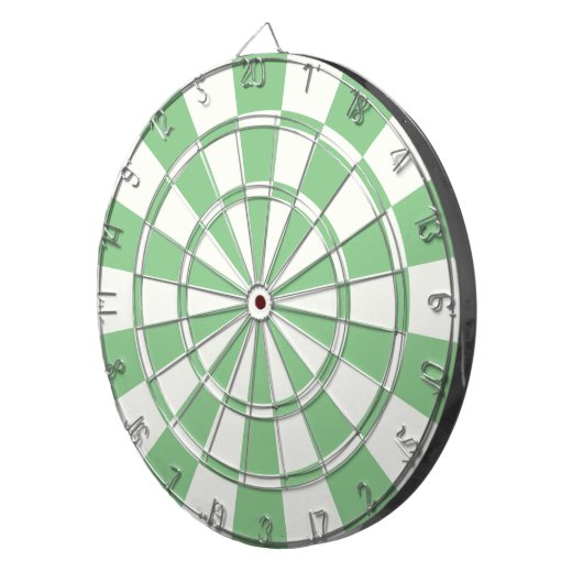 Pistachio en White Dartbord (Voorkant Rechts)