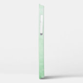 Pistachio Gray stijlvolle rustige monogram Case-Mate iPhone Case (Achterkant / Links)