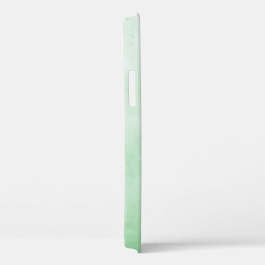 Pistachio Gray stijlvolle rustige monogram Case-Mate iPhone Case (Achterkant / Rechts)