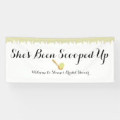 Pistachio Ice Cream Social Welcome Vinyl Banner (Horizontaal)