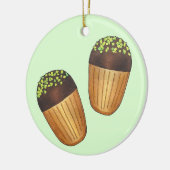 Pistachio Madeleines, Franse banketbakken Keramisch Ornament (Links)