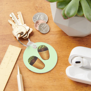 Pistachio Madeleines, Franse banketbakken Sleutelhanger