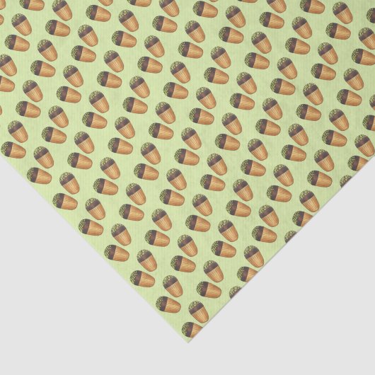 Pistachio Madeleines, Franse banketbakken Tissuepapier (Detail)