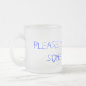 Pistachio moet weg! matglas koffiemok (Links)