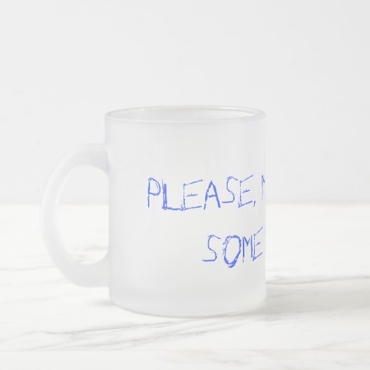 Pistachio moet weg! matglas koffiemok (Links)