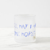 Pistachio moet weg! matglas koffiemok (Center)