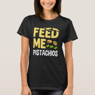 Pistachio Nuts Tree Ice Cream Dessert unsaled Bow T-shirt