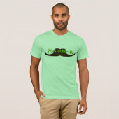 Pistachio Pi-stache-io Mustache T-shirt (Voorkant volledig)