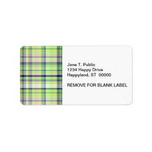 Pistachio Pink Navy Wht Preppy Madras Etiket