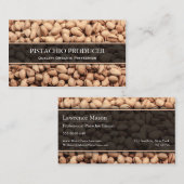 Pistachio Producer/Farmer Photo Visitekaartje (Voorkant / Achterkant)