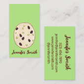 Pistachio Shortbrood Biscuit Cookie Baking Pastry Visitekaartje (Voorkant / Achterkant)