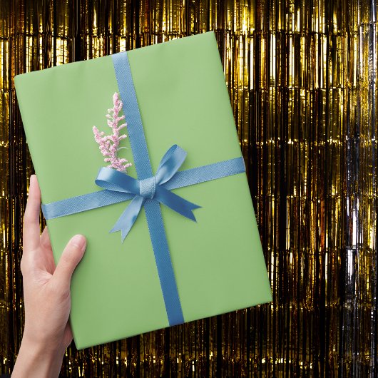 Pistachio Solid Color Cadeaupapier