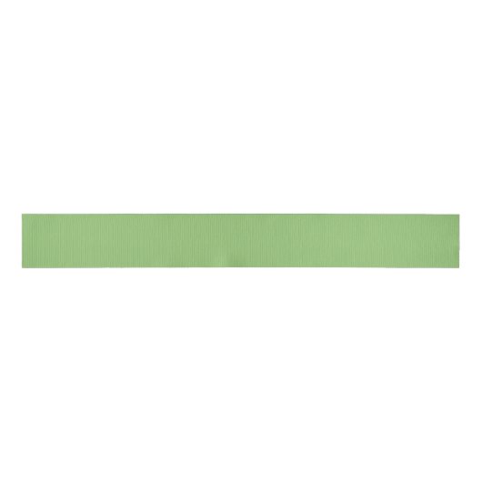 Pistachio Solid Color Grosgrain Lint (Voorkant)