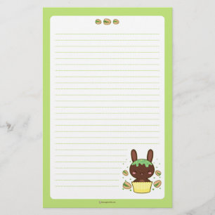 Pistachio Truffle Bunny Briefpapier