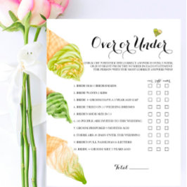 Pistachio-Vrijgezellenfeest boven of onder spel