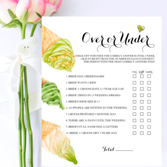 Pistachio-Vrijgezellenfeest boven of onder spel (Creator heeft geüpload)